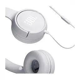 Навушники з мікрофоном JBL T500 White (JBLT500WHT) - мініатюра 7