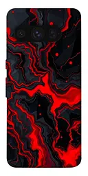 TPU чохол Demsky Black red marble для Google Pixel 8 Pro