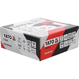 Гайковерт ударний пневматичний YATO квадрат 1/2 F=1800 Nm спожив. повітря-180 л/хв. тиск-0.65 MPa (YT-09546) - мініатюра 5