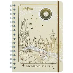 Щоденник шкільний Kite Harry Potteri на спіралі тверда обкладинка (HP25-438)