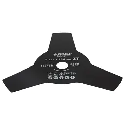 Ніж для тримера Sigma 255x25.4мм, 3Т (5624311) - мініатюра 3
