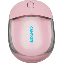 Миша Canyon OnClick 24 BT/ Wireless Transparent/Pink (CNS-CMSW24P) - мініатюра 5
