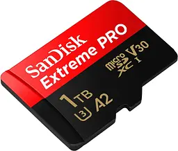 Карта пам'яті SanDisk microSDXC 1TB Extreme Pro UHS-I U3 + SD Adapter [SDSQXCD-1T00-GN6MA] [80275] - мініатюра 3