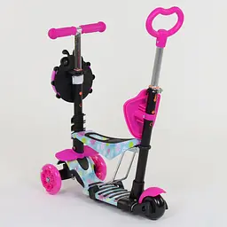 Самокат 5 в 1 Best Scooter 59х15х29 см Різнобарвний 000231476 - мініатюра 2