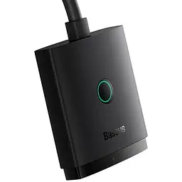 Перехідник HUB AirJoy Series 2in1 HDMI to HDMI/HDMI (B01331105) Cluster Black Baseus teh0030558 - мініатюра 5