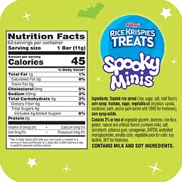 Рисові батончики Kellogg's Rice Krispies Treats Spooky Minis 60 шт, 660г - мініатюра 7