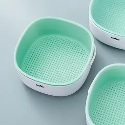 Друшляк двошаровий МВМ My Home білий/зелений (KP-03 M WHITE/GREEN) - мініатюра 5