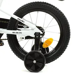 Велосипед дитячий PROF1 Y14251-1 14 дюймів, білий - мініатюра 6