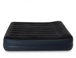 Двоспальне надувне ліжко Intex 64124 Pillow Rest Raised Bed з вбудованим електронасосом 152 x 203 x 42 с - мініатюра 2
