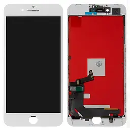 Дисплей для iPhone 8 Plus, білий, з рамкою, , Tianma
