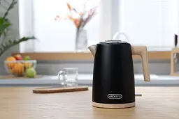 Ardesto Електрочайник EKL-F420WWD, 1.7л, метал, мат, Strix, чорний - мініатюра 5