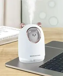 Компактний зволожувач повітря Humidifier H20 безшумний ароматизатор 8023 - мініатюра 2