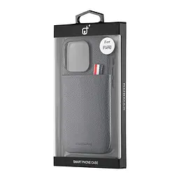 Чохол Jinduka Leather Pocket iPhone 14 Pro Black - мініатюра 2