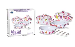 Дитячий набір посуду "Kitchenware" 620-B5(White) каструля, пательня - мініатюра 3