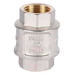 Клапан зворотний Koer (нікельований) 1/2" Koer KR.172.N KR2780