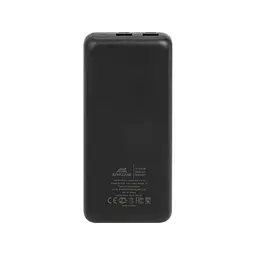 Універсальна мобільна батарея Rivacase Rivapower 20000mAh Black (VA1075) - мініатюра 3