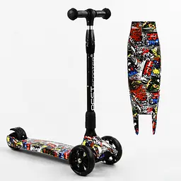 Самокат Best Scooter 62х16х29 см Різнобарвний 000231626 - мініатюра 2