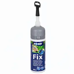 Клей, герметик акваріумний чорний Hobby Fix Underwater Adhesive black 75 мл (11967)