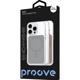 Чохол Proove Tint Case with Magnetic Ring для Apple iPhone 16 Pro Max White (PCTCIP16PM14) - мініатюра 3
