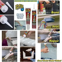 Універсальний водонепроникний клей сильної фіксації Flex Glue - мініатюра 3