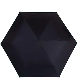 Жіноча складана парасолька механічна Happy Rain 91 см чорна - мініатюра 2