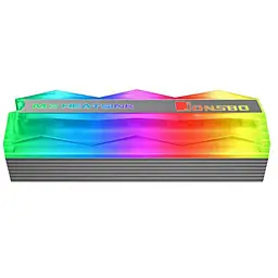 Радіатор Jonsbo M.2 SSD M2-2 ARGB Gray M2-2 ARGB - мініатюра 3