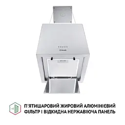 Витяжка острівна PERFELLI CSE 4685 I 1000 LED - мініатюра 8