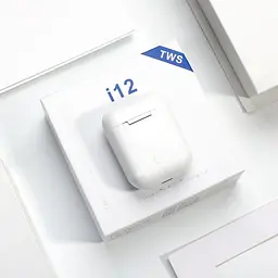 Бездротові сенсорні навушники i12 TWS - мініатюра 2
