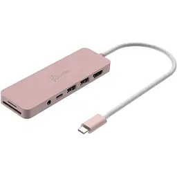 USB-Хаб j5create JCD373ER-N, USB Type-C 6-в-1 (JCD373ER-N)