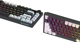 Клавіатура бездротова GamePro Asgard Valhalla Pro 75% Wireless/Bluetooth/USB Black with display (MK160B-D-Pro) - мініатюра 5