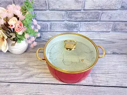 Каструля – фритюрниця O.M.S. Collection 10100 22см 3.7 л Red - мініатюра 2