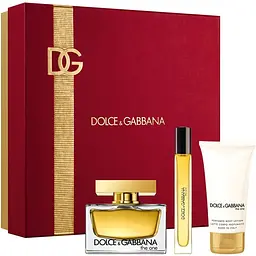 Набір Dolce Gabbana The One 75 мл парфумована вода, 10 мл парфумована вода, 50 мл лосьйон для тіла
