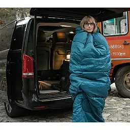 Спальний мішок KingCamp Tigris 250 Comf +12°C / Lim +7°C / Extr -3°C Peacockblue - мініатюра 10