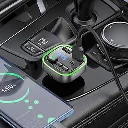 Автозарядний адаптер і FM-модулятор BOROFONE BC48 - мініатюра 7