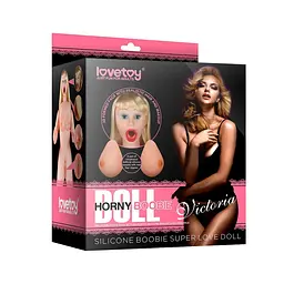 Секс-лялька LoveToy Silicone Boobie Super Love Doll 152 см блондинка