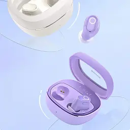 Бездротові навушники Baseus Bowie WM02+ TWS purple - мініатюра 5