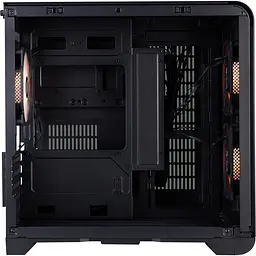 Корпус 1stPlayer VT5-BK-3F7 Black - мініатюра 6