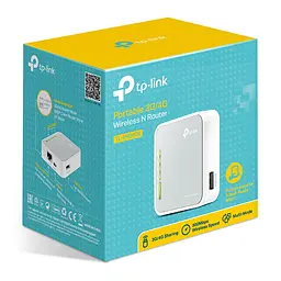 TP-Link Маршрутизатор TL-MR3020 N300 1xFE LAN/WAN 1xUSB2.0 for 3G/4G/LTE - мініатюра 4