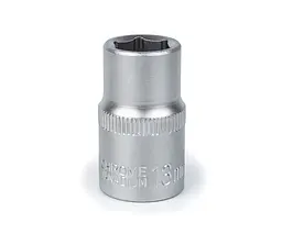 Головка торцева автомобільна шестигранна 13 мм, 1/2", Polax (25-086)