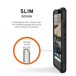 Чохол протиударний UAG Monarch 611661114040 для Google Pixel 4 (5.7") Black - мініатюра 6