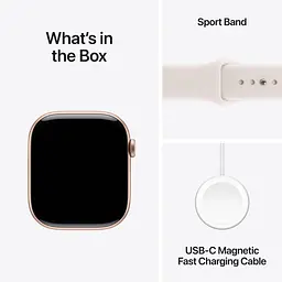 Смарт-годинник Apple Watch Series 11 GPS 46mm Rose Gold Aluminum Case with Light Blush Sport Band S/M (MEV64) [145287] - мініатюра 4