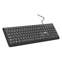 Клавіатура мембранна USB 2E KS-405 Black, 104key, USB-A, EN/UK - мініатюра 5