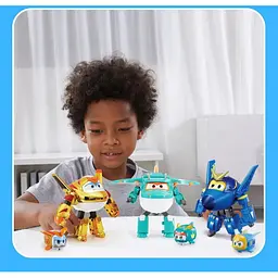 Ігровий набір Transforming Super Wings Золотий Хлопчик 12 см EU770441 - мініатюра 4