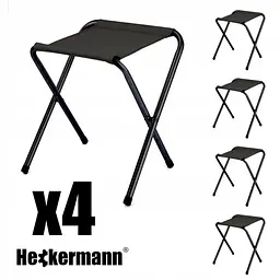 Стіл туристичний складаний зі стільцями Heckermann 120×60 см - мініатюра 4