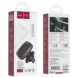 Автотримач HOCO CA23 Lotto series magnetic air outlet holder чорний - мініатюра 3