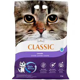 Наповнювач для котячого туалету Intersand Classic Lavender 14 кг