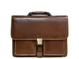 Чоловічий діловий портфель Italico 8013/42 Коньячний 42x30, 5x11 см TONY PEROTTI sum0029073