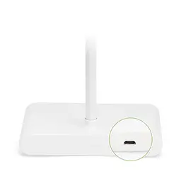 Настільна USB LED лампа Weidasi WD-6047 гнучка з акумулятором біла - мініатюра 5
