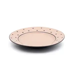 Тарілка обідня МВМ My Home 23 см рожева (KP-40 LIGHT PINK) - мініатюра 2