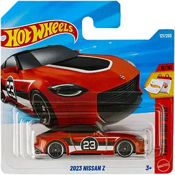 Базова машинка Hot Wheels Then and Now 2023 Nissan Z червона (5785) JJJ79-N521